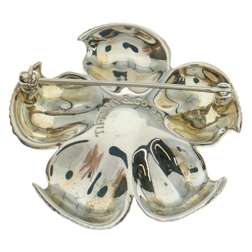 TIFFANY&Co(ティファニー) フラワーモチーフ ブローチ ピンバッジ シルバー