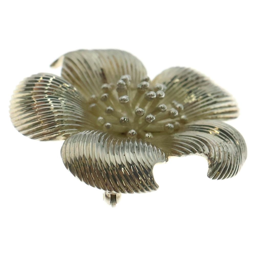 TIFFANY&Co(ティファニー) フラワーモチーフ ブローチ ピンバッジ シルバー