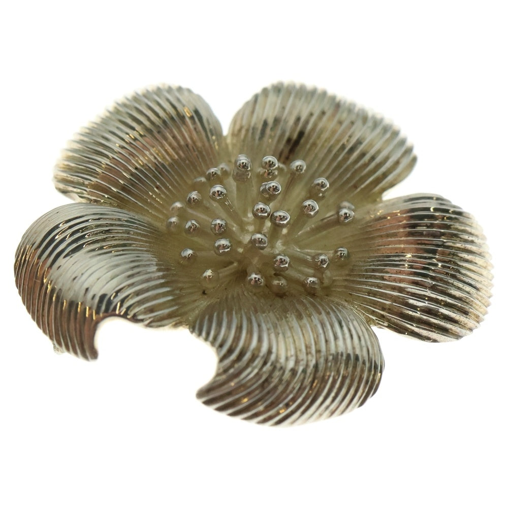 TIFFANY&Co(ティファニー) フラワーモチーフ ブローチ ピンバッジ シルバー