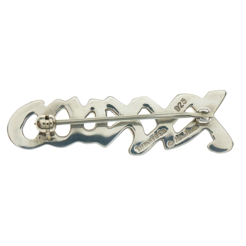 TIFFANY&Co(ティファニー) ラブ&キス ブローチ ピンバッジ シルバー SV925 3.8g