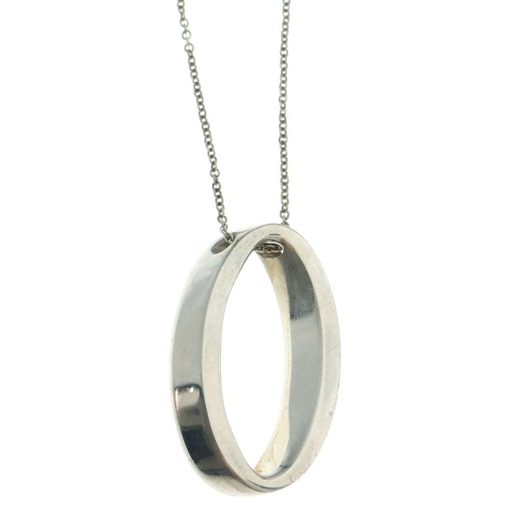 TIFFANY&Co(ティファニー) ジオメトリック オーバル ネックレス ペンダント チェーン シルバー SV925 4.9g