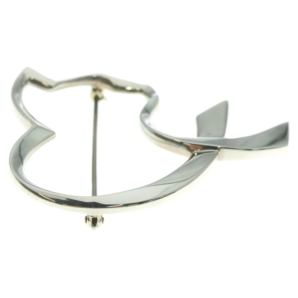 TIFFANY&Co(ティファニー) パロマピカソ オープンハートキャット ブローチ ピンバッジ シルバー