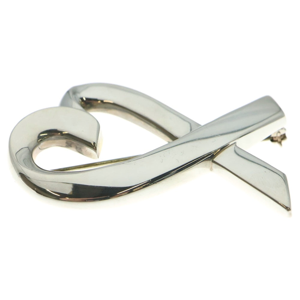 TIFFANY&Co(ティファニー) ラビングハート ブローチ ピンバッジ シルバー