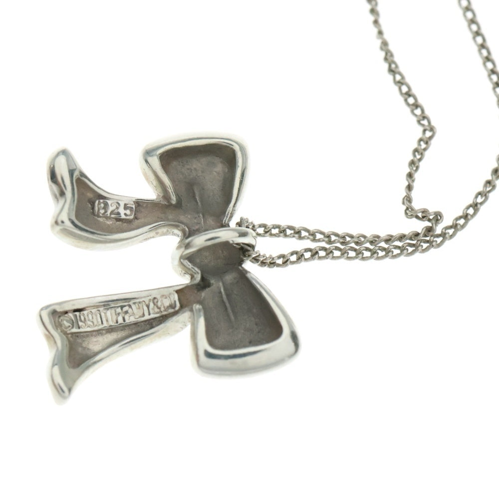 TIFFANY&Co(ティファニー) リボンモチーフ ネックレス ペンダント チェーン SV925 2.8g