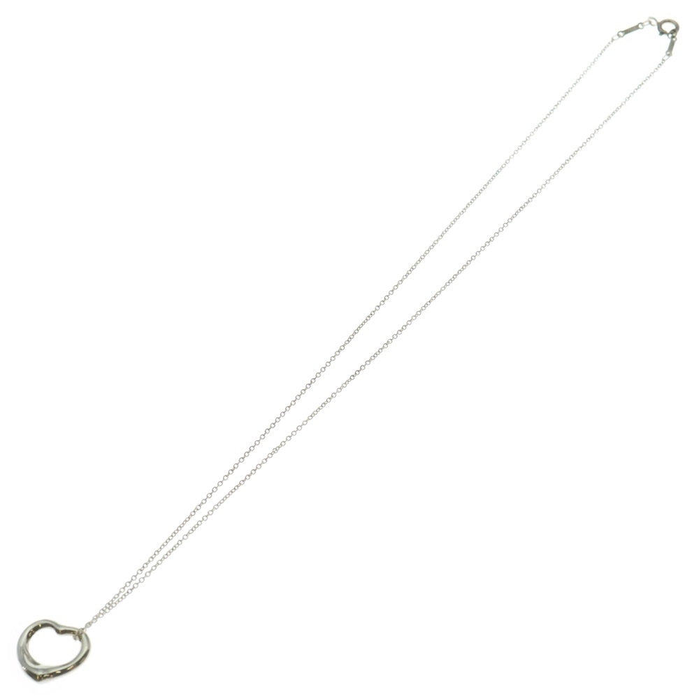 TIFFANY&Co(ティファニー) オープンハート ネックレス ペンダント チェーン シルバー SV925 3g