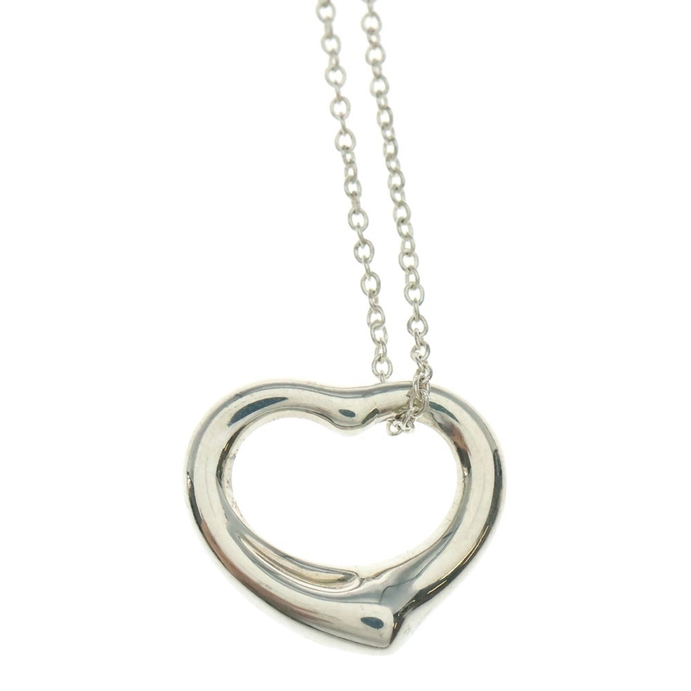 TIFFANY&Co(ティファニー) オープンハート ネックレス ペンダント チェーン シルバー SV925 3g