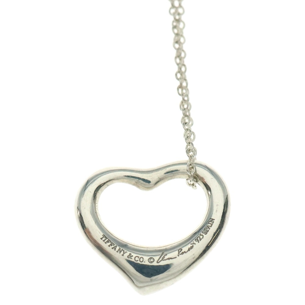 TIFFANY&Co(ティファニー) オープンハート ネックレス ペンダント チェーン シルバー SV925 3g