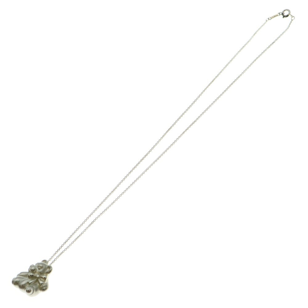 TIFFANY&Co(ティファニー) テディベア ネックレス ペンダント チェーン SV925 6.1g