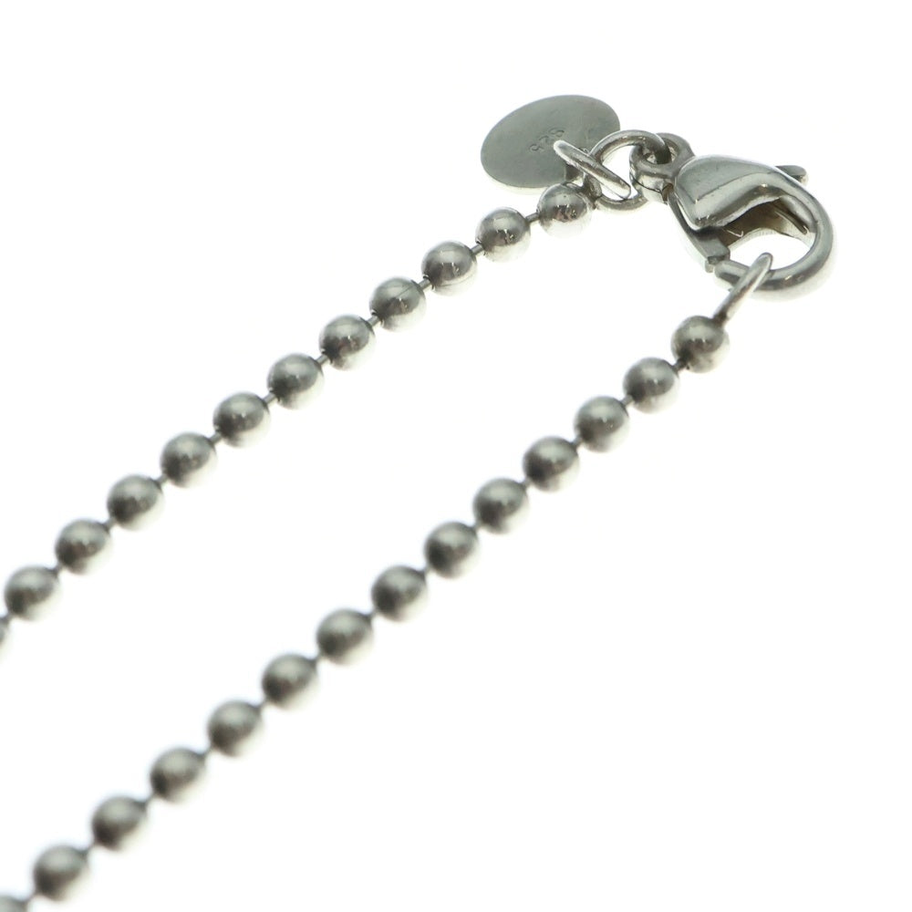 TIFFANY&Co(ティファニー) ハートアロー ネックレス ペンダント ボールチェーン シルバー×ゴールド