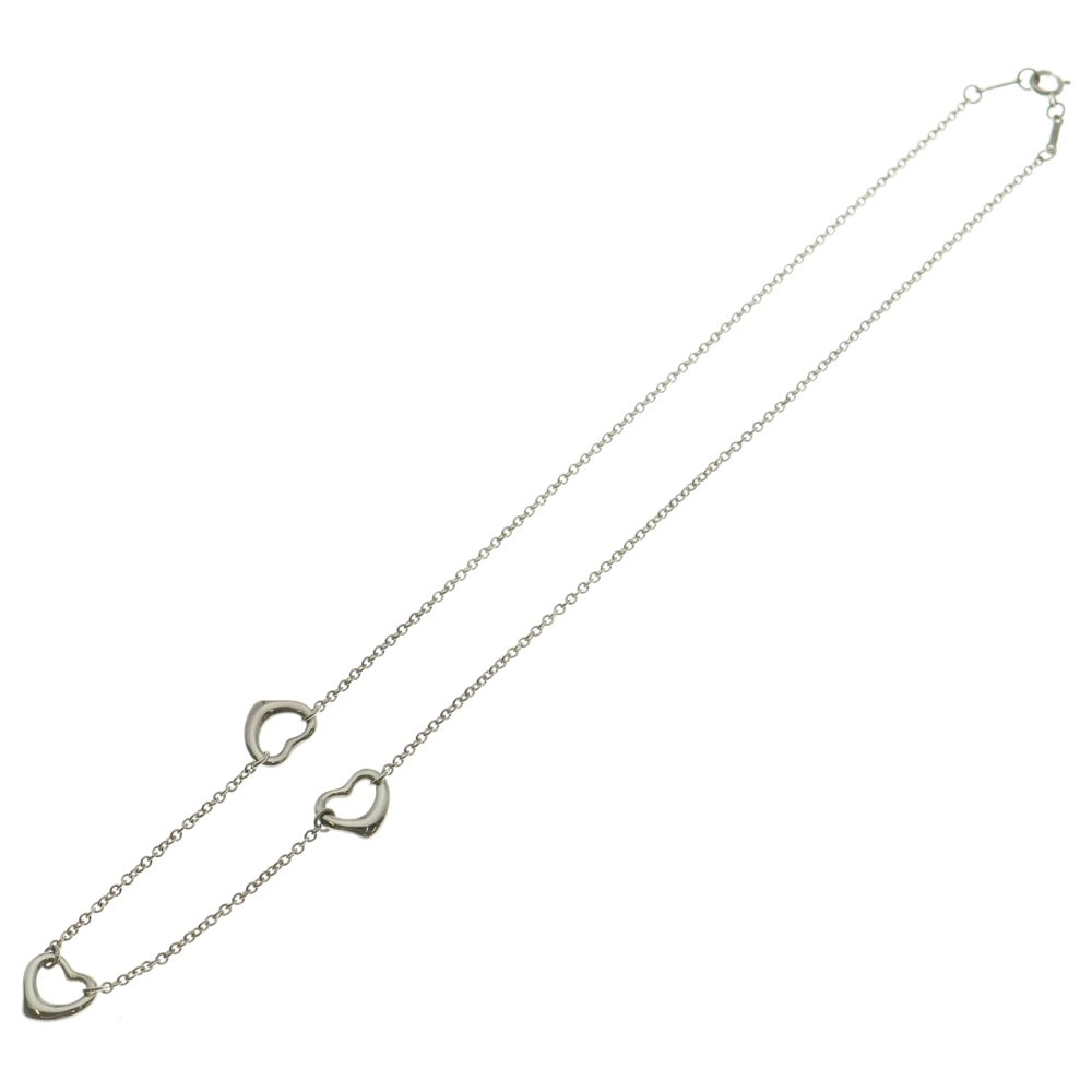 TIFFANY&Co(ティファニー) スリーオープンハート チェーンネックレス SV925 シルバー レディース