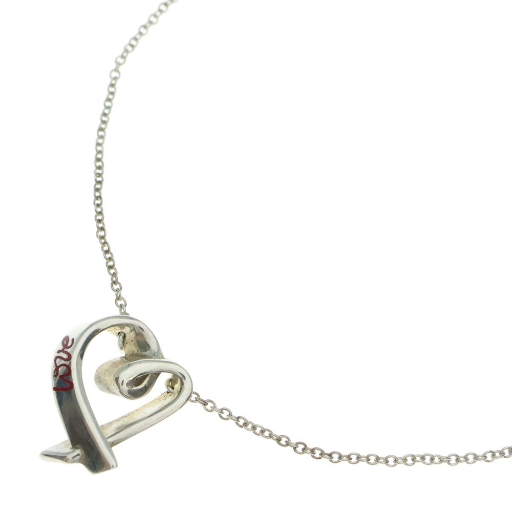 TIFFANY&Co(ティファニー) パロマピカソ ラビングハート ネックレス ペンダント チェーン シルバー 2.4g