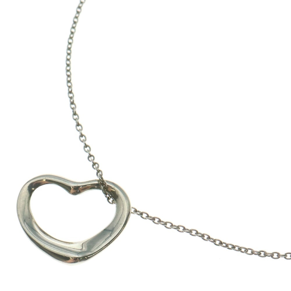 TIFFANY&Co(ティファニー) オープンハート ネックレス ペンダント チェーン シルバー SV925 1.8g