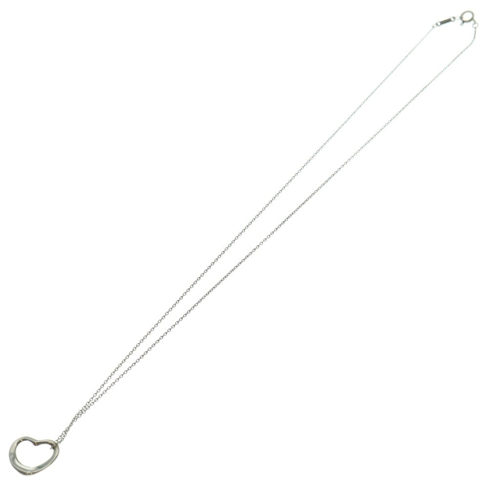 TIFFANY&Co(ティファニー) オープンハート ネックレス ペンダント チェーン シルバー SV925 1.8g