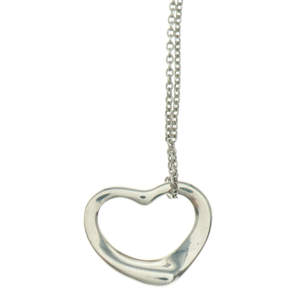 TIFFANY&Co(ティファニー) オープンハート ネックレス ペンダント チェーン シルバー SV925 1.8g