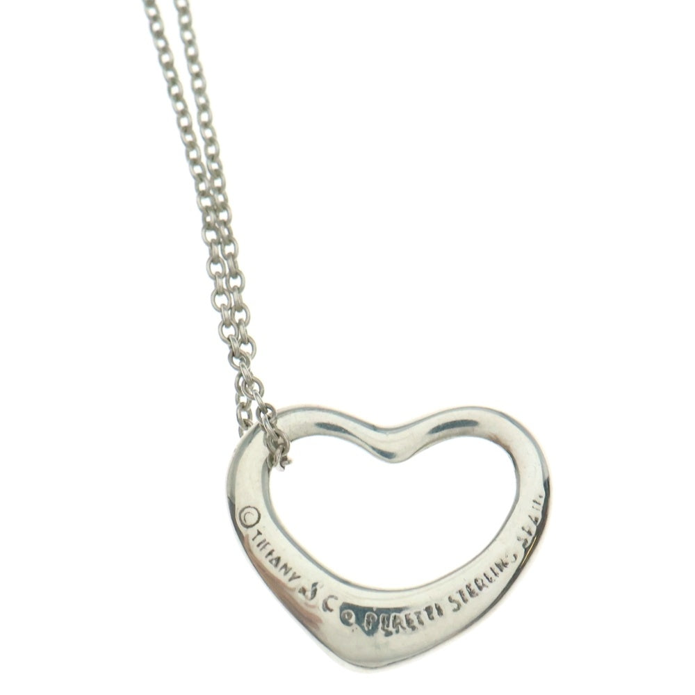 TIFFANY&Co(ティファニー) オープンハート ネックレス ペンダント チェーン シルバー SV925 1.8g