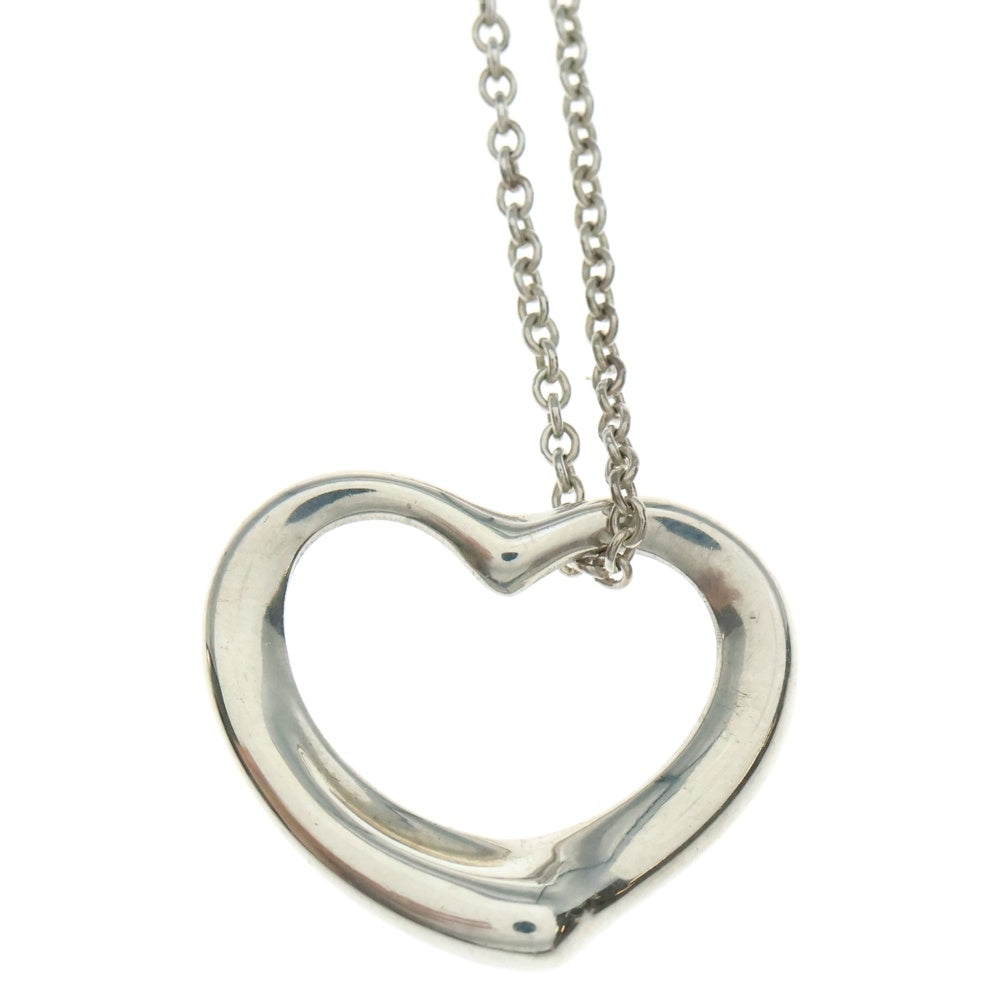 TIFFANY&Co(ティファニー) オープンハート ネックレス ペンダント チェーン シルバー SV925 4.8g