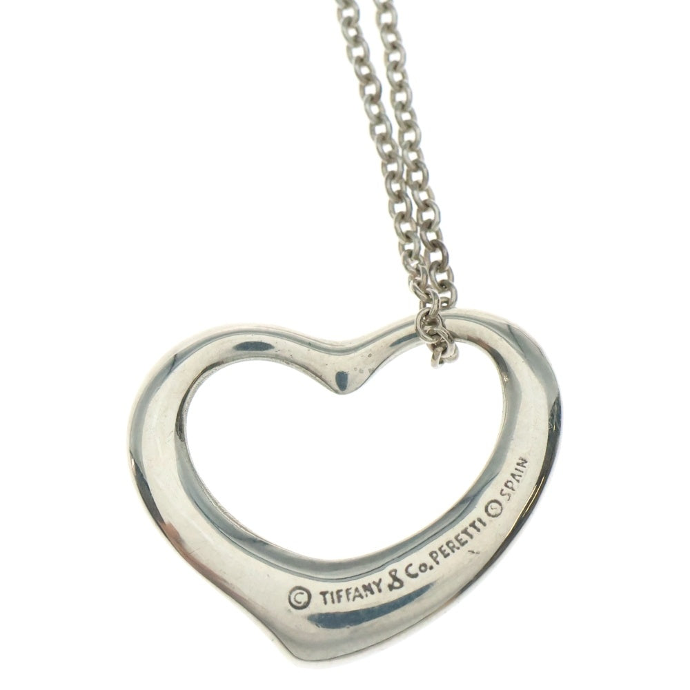 TIFFANY&Co(ティファニー) オープンハート ネックレス ペンダント チェーン シルバー SV925 4.8g