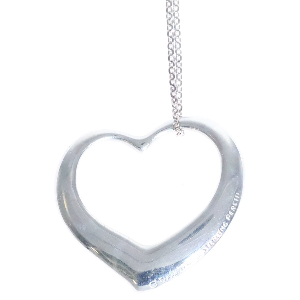 TIFFANY&Co(ティファニー) オープンハート チェーンネックレス SV925 シルバー レディース