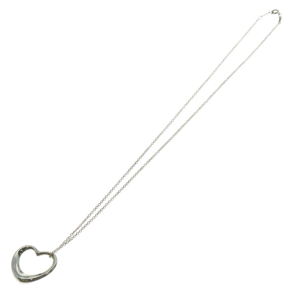 TIFFANY&Co(ティファニー) オープンハート ネックレス ラージ ペンダント チェーン シルバー SV925 8.9g