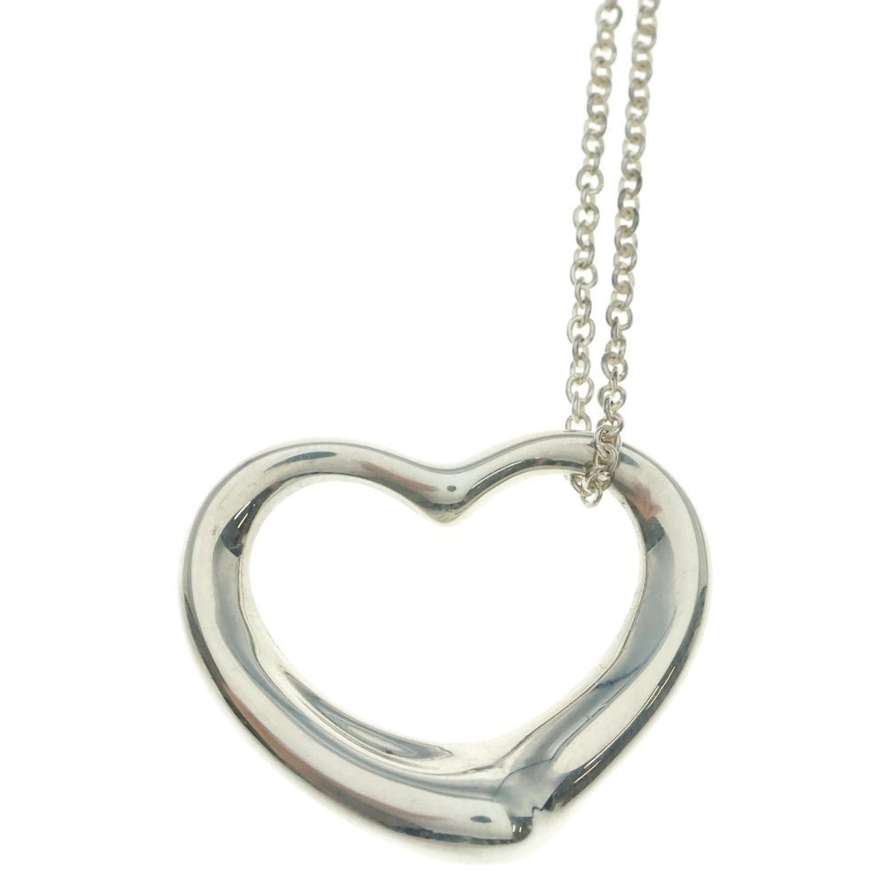 TIFFANY&Co(ティファニー) オープンハート ネックレス ラージ ペンダント チェーン シルバー SV925 8.9g