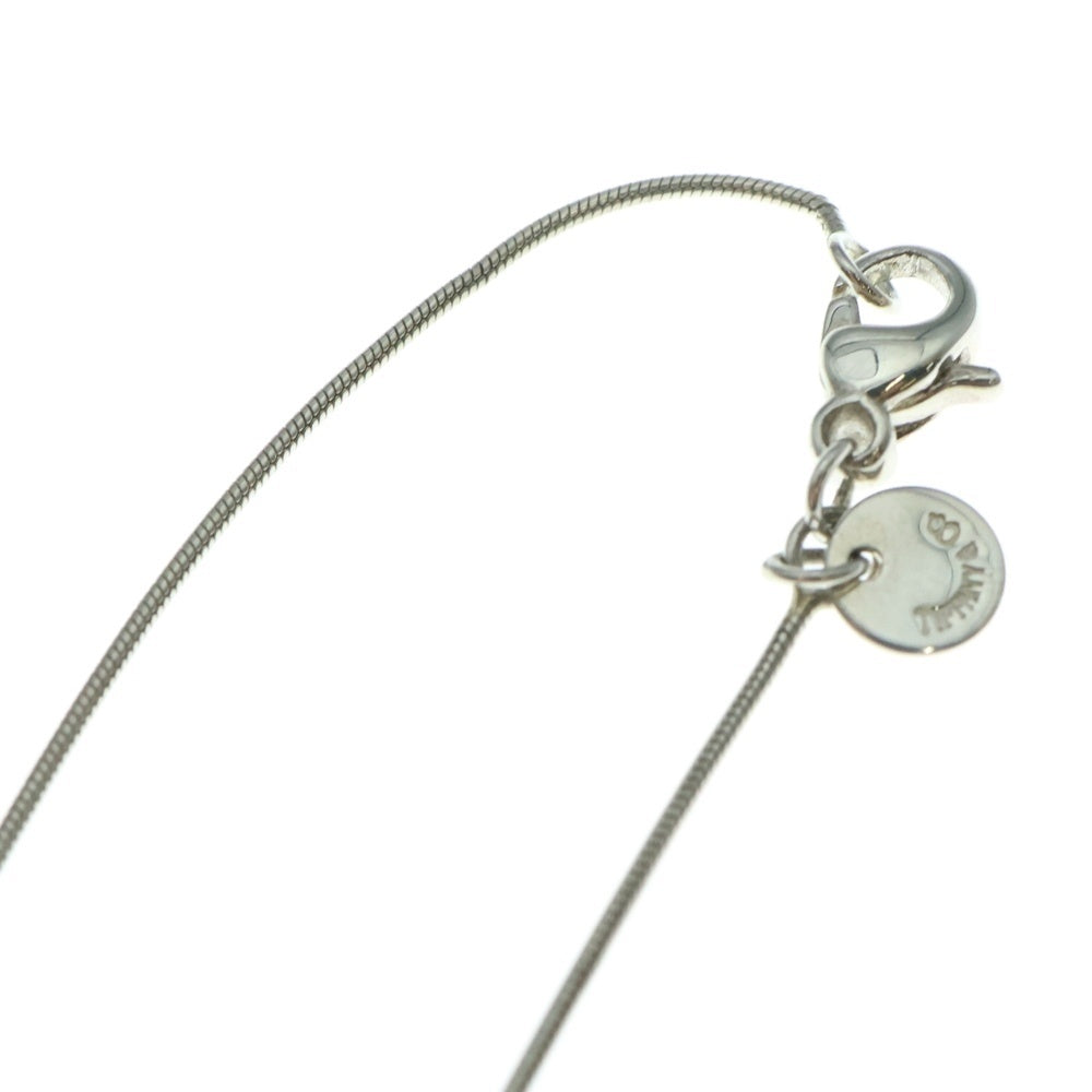 TIFFANY&Co(ティファニー) ハートプレート ネックレス ペンダント スネークチェーン シルバー SV925 6.4g