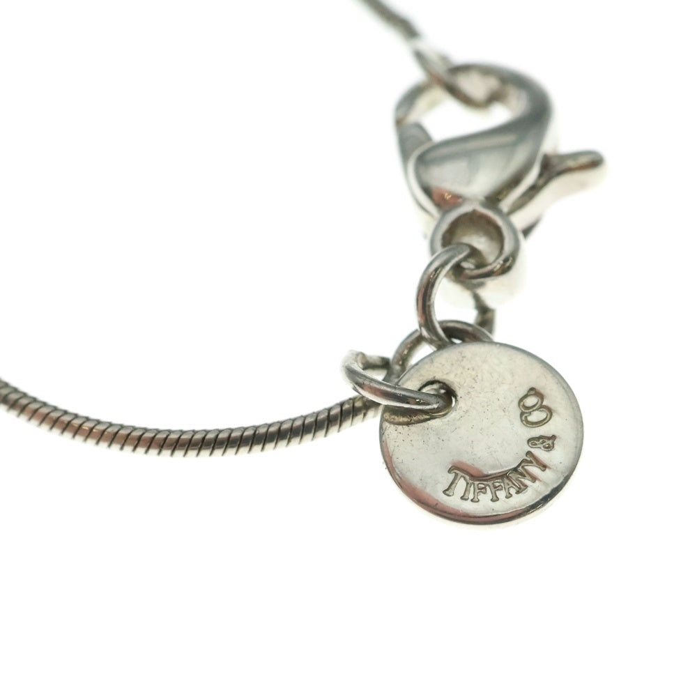 TIFFANY&Co(ティファニー) ハートプレート ネックレス ペンダント スネークチェーン シルバー SV925 6.4g