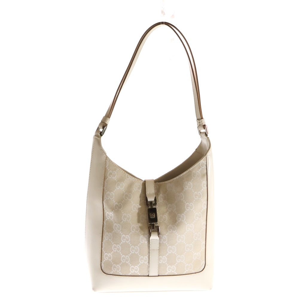 GUCCI(グッチ) GGキャンバス ジャッキーワンショルダーバッグ アイボリー 0013876