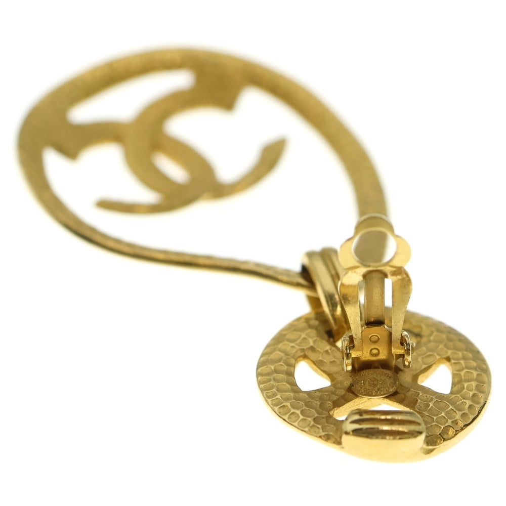 CHANEL(シャネル) ココマーク ティアドロップ イヤリング 96P ゴールド GP レディース