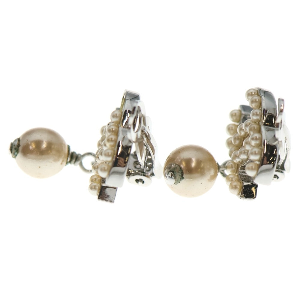 CHANEL(シャネル) ココマーク フェイクパール スイング イヤリング 05V シルバー GP