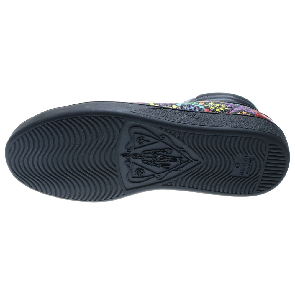 GUCCI(グッチ) GGサイケデリックレザーハイカットスニーカー ブラック