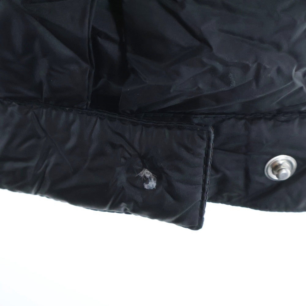 MONCLER(モンクレール) RIGEL リゲル ワッペンロゴ ジップアップ ライトダウン ジャケット ブラック 310914132899 53279