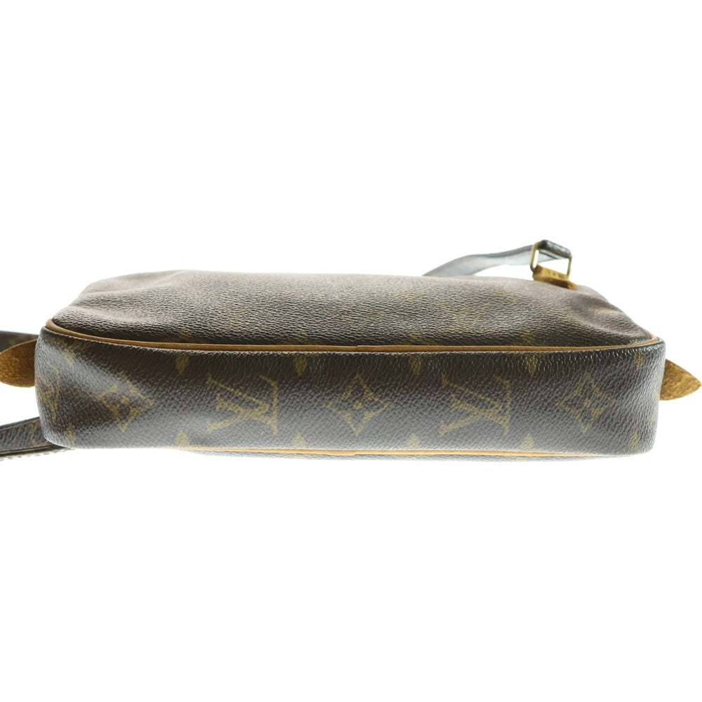 LOUIS VUITTON(ルイヴィトン) ポシェット マルリーバンドリエール モノグラム PVC レザー ショルダーバッグ ゴールド金具 ブラウン M51828