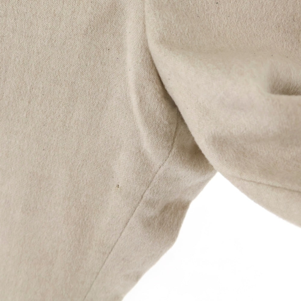 LOEWE(ロエベ) カシミヤ混 ウール テーパード スラックスパンツ トラウザーズ ベージュ レディース 2 PB 2032