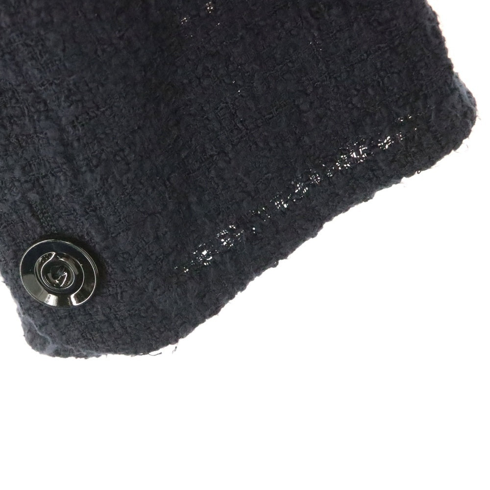 VALENTINO(ヴァレンティノ) コットンツイード 3B テーラードジャケット ネイビー レディース