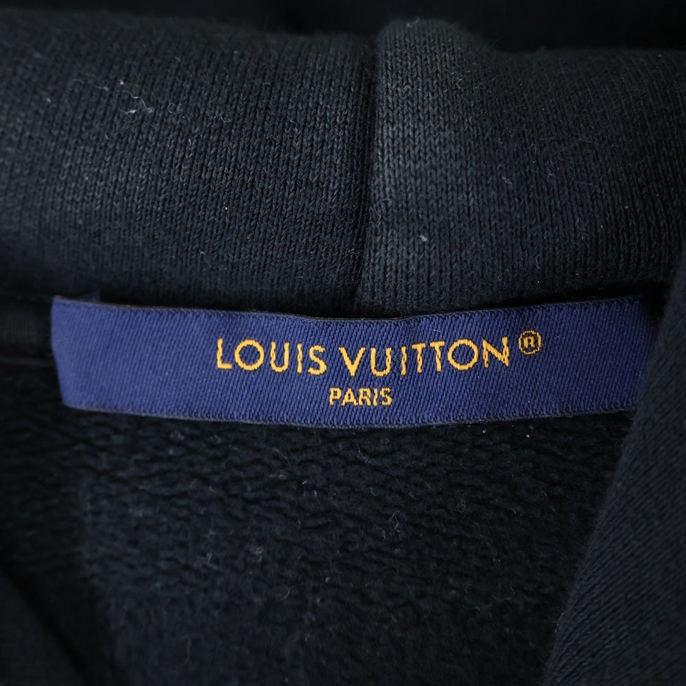 LOUIS VUITTON(ルイヴィトン) 23AW マルチツールエンブロイダードプルオーバーパーカー フーディー ブラック RM231 IHN HOY75W