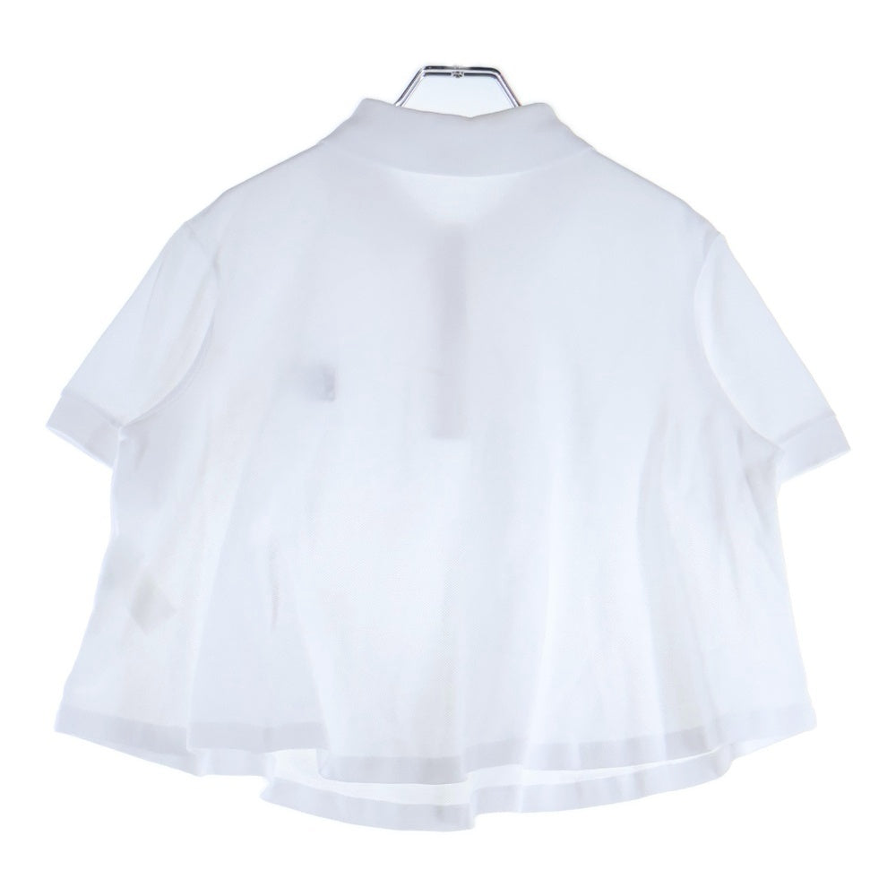 LOEWE(ロエベ) TRAPEZE POLO トラペーズ アナグラムロゴ 半袖ポロシャツ ホワイト