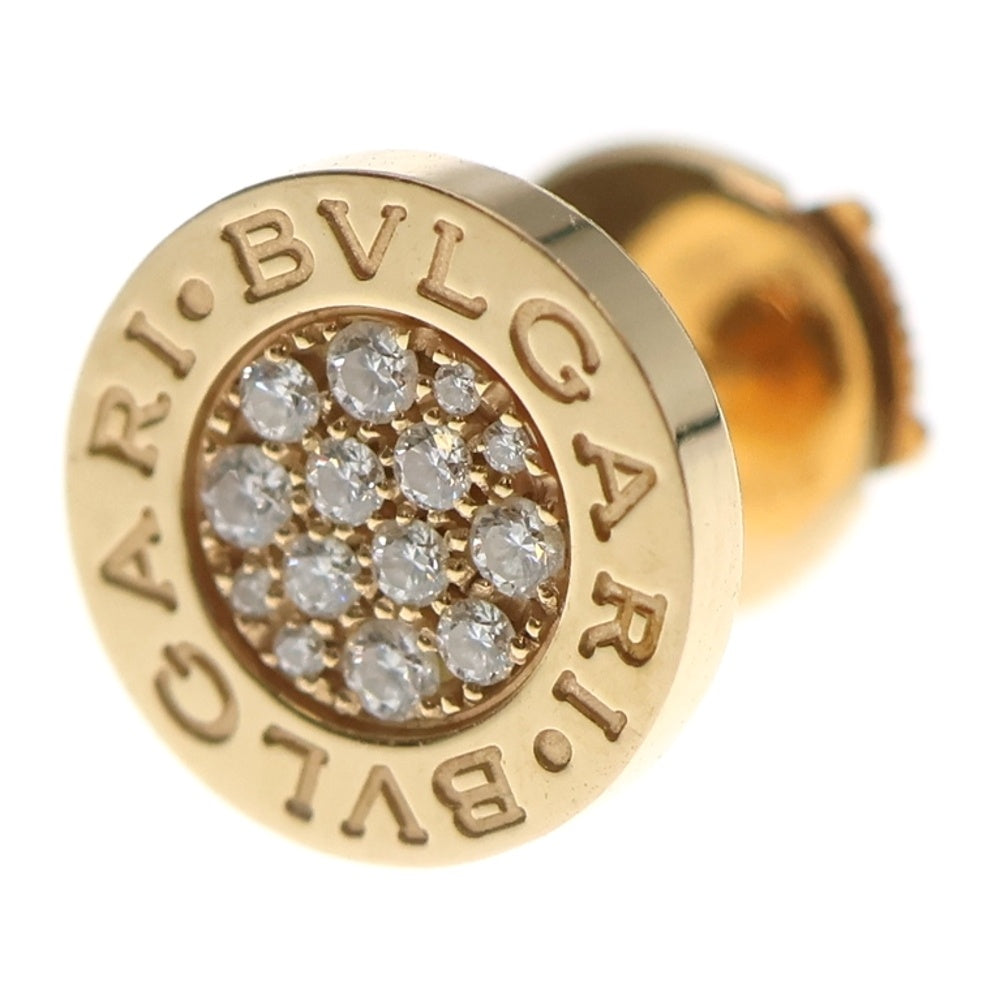 BVLGARI(ブルガリ) ブルガリブルガリ ダイヤ ピアス シングル Au750 K18 PG ピンクゴールド 片耳