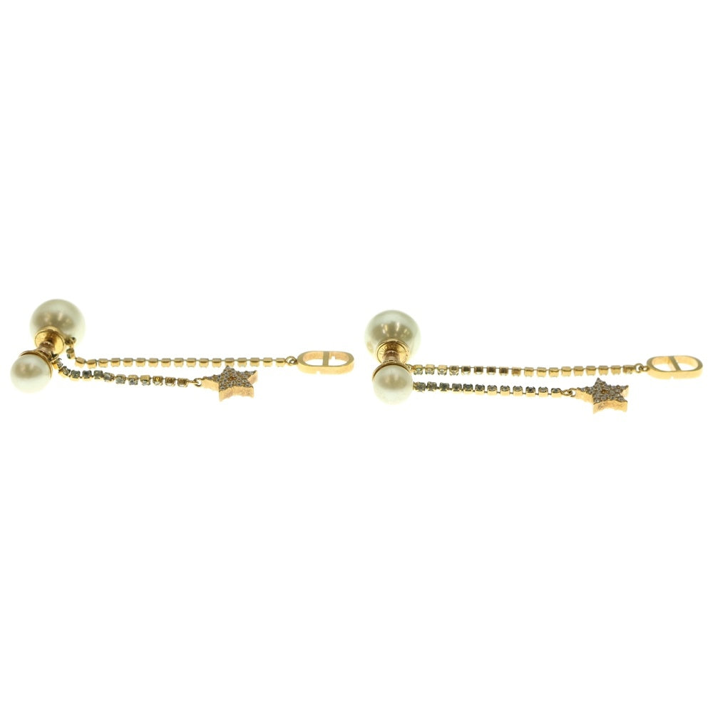 Christian Dior(クリスチャンディオール) ピアス Dior Tribales スター トライバル パール×ラインストーン ゴールド E1270TRICY_D301