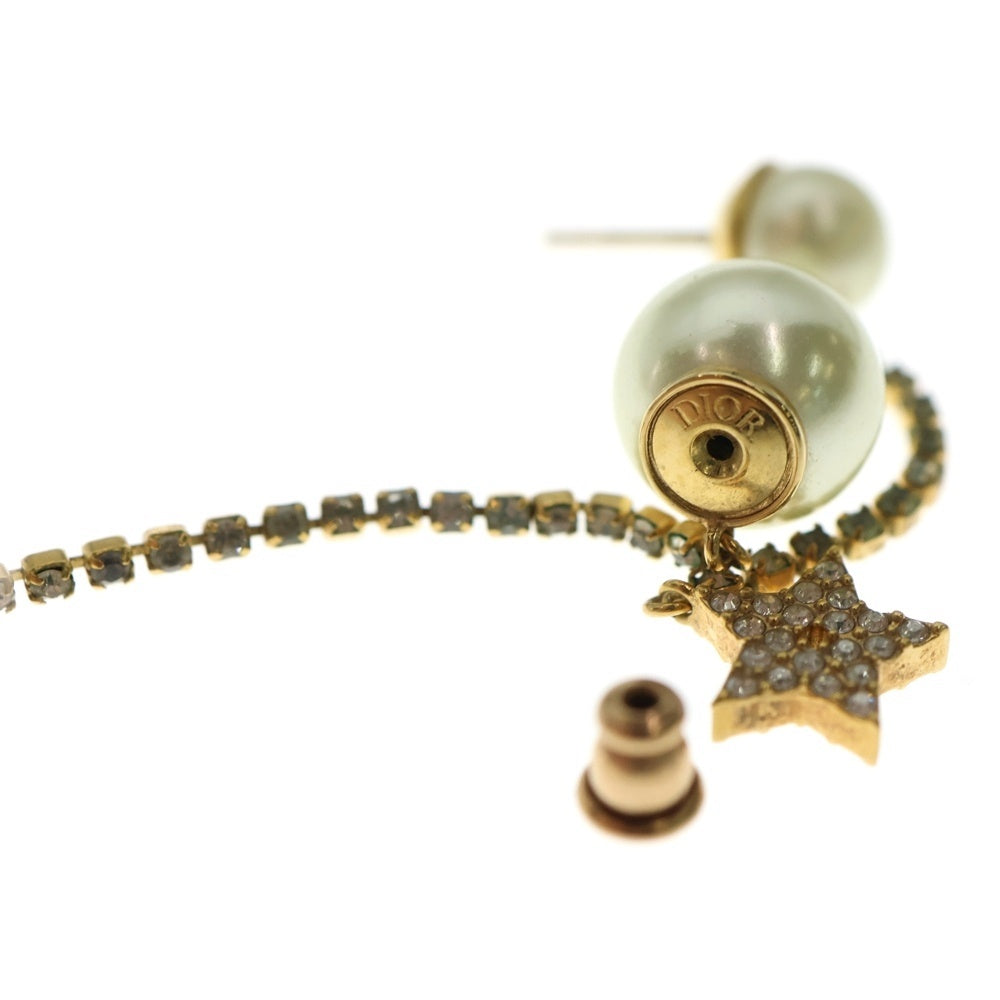 Christian Dior(クリスチャンディオール) ピアス Dior Tribales スター トライバル パール×ラインストーン ゴールド E1270TRICY_D301