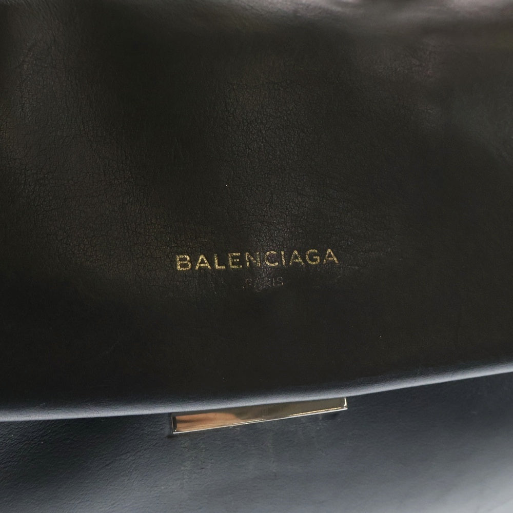 BALENCIAGA(バレンシアガ) ツールサッチェルS 2WAYバッグ ハンドバッグ ショルダーバッグ メッセンジャーバッグ グレー レザー シルバー金具 456984