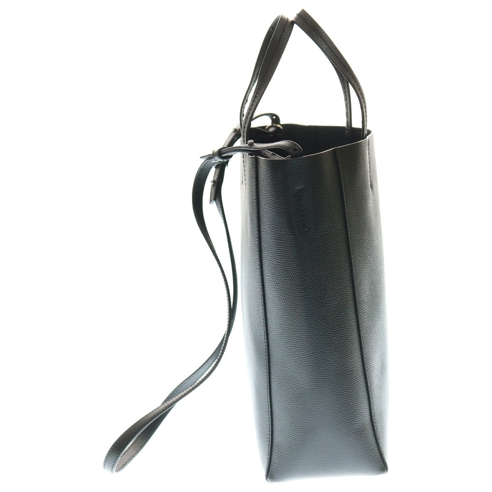 CELINE(セリーヌ) カバス スモール 2WAYバッグ トートバッグ ハンドバッグ ショルダーバッグ ブラック レザー シルバー金具