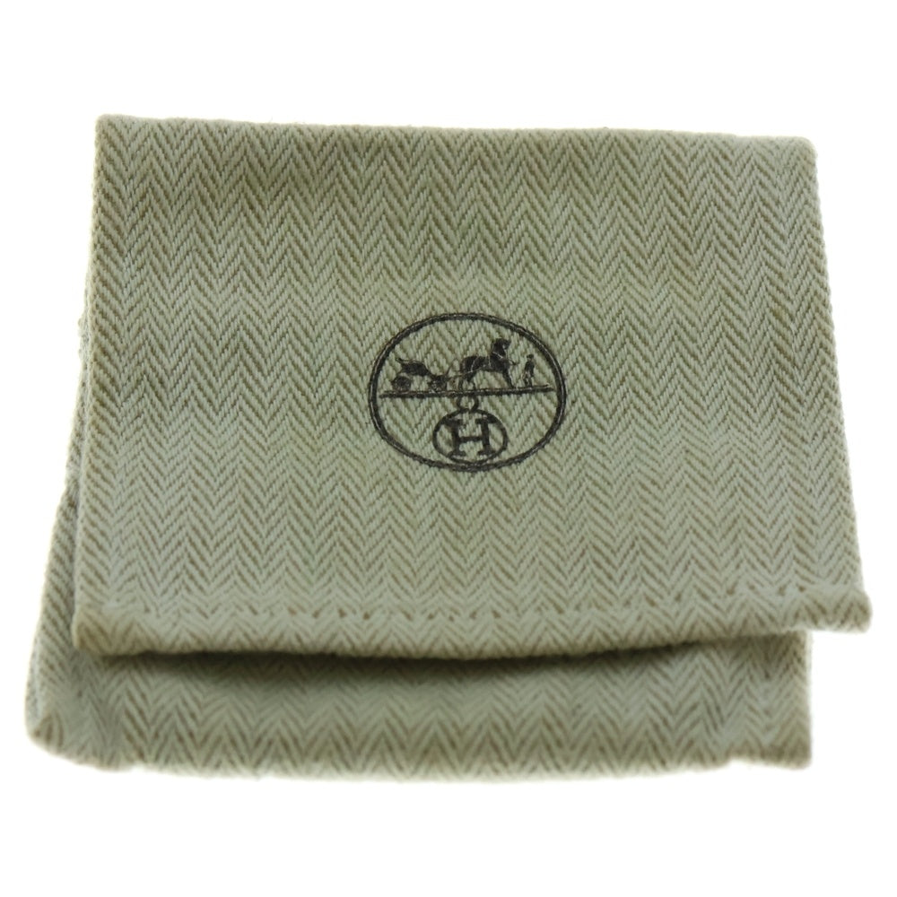 HERMES(エルメス) クリックHH アッシュ Hロゴプレート ノワールマット ブレスレット バングル ブラック/シルバー