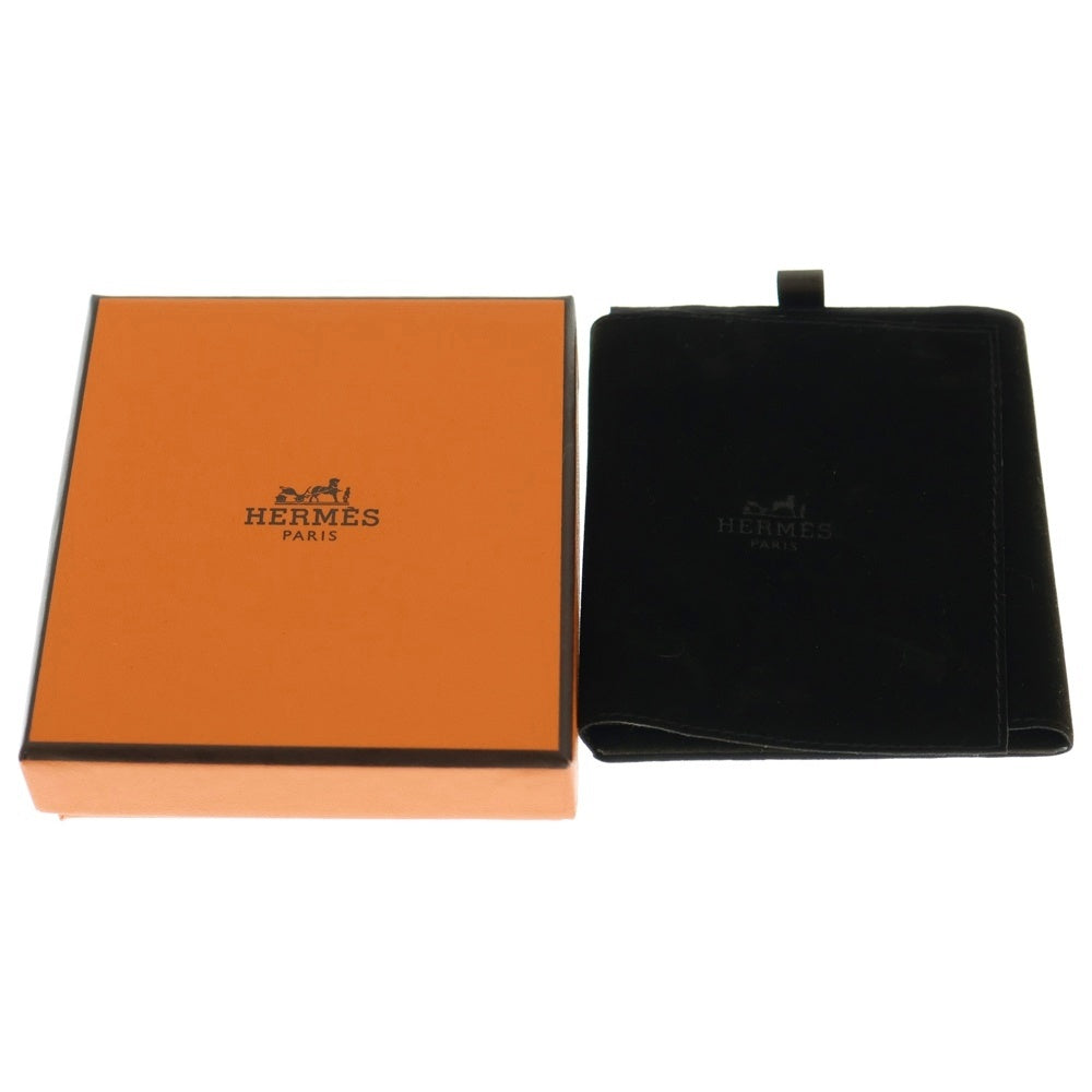 HERMES(エルメス) カージュドアッシュ Hロゴ キューブ ネックレス シルバー/ブルー