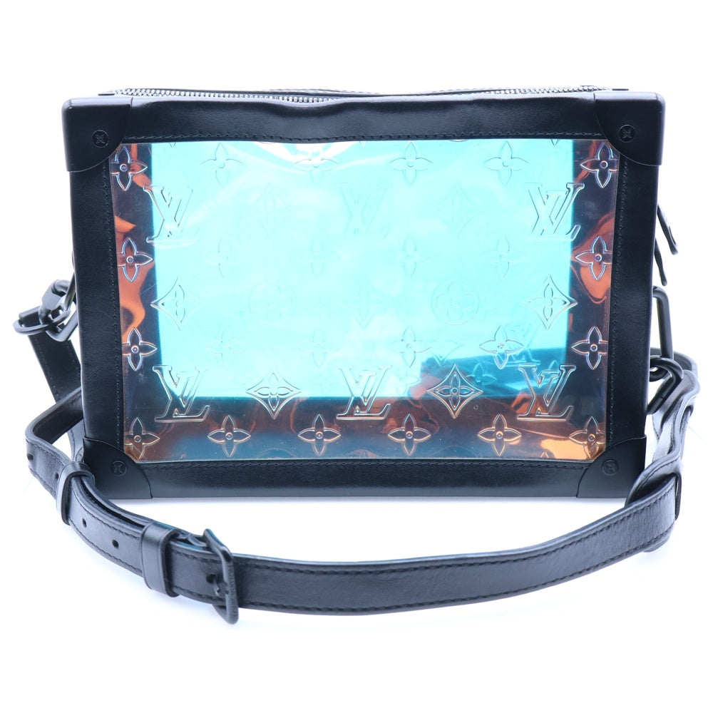 LOUIS VUITTON(ルイヴィトン) モノグラム・プリズム ホログラム ソフトトランク ショルダーバッグ ブラック M55932