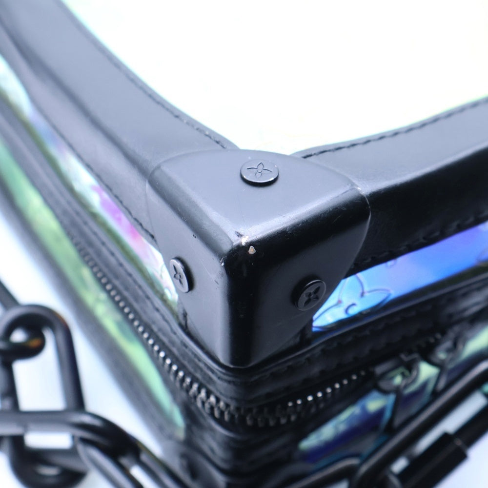 LOUIS VUITTON(ルイヴィトン) モノグラム・プリズム ホログラム ソフトトランク ショルダーバッグ ブラック M55932