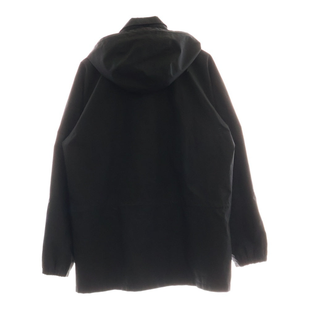 PRADA SPORT(プラダ スポーツ) GORE-TEX ゴアテックス ラバーロゴ ナイロン フーデッド ジップアップ ジャケット ブラック SGV85