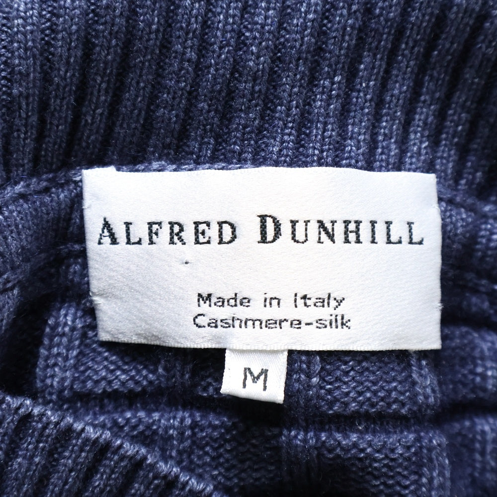dunhill(ダンヒル) タートルネック カシミヤニットセーター ブルー