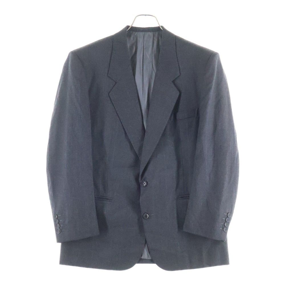 Christian Dior(クリスチャンディオール) セットアップスーツ チェック総柄 ウール 2B テーラードジャケット 2タック スラックスパンツ グレー 0ED1161