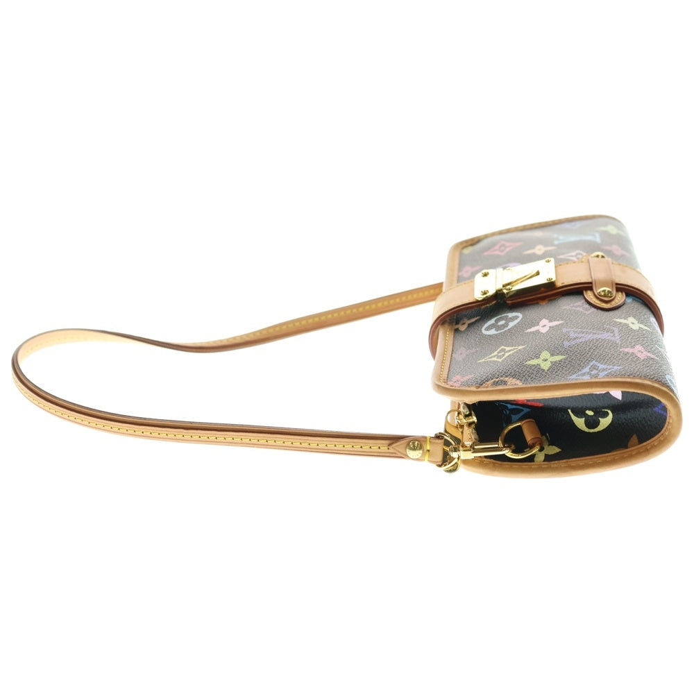 LOUIS VUITTON(ルイヴィトン) モノグラム マルチカラー シャーリー ブラック PVC×レザー ハンドバッグ ショルダーバッグ クラッチバッグ M40050