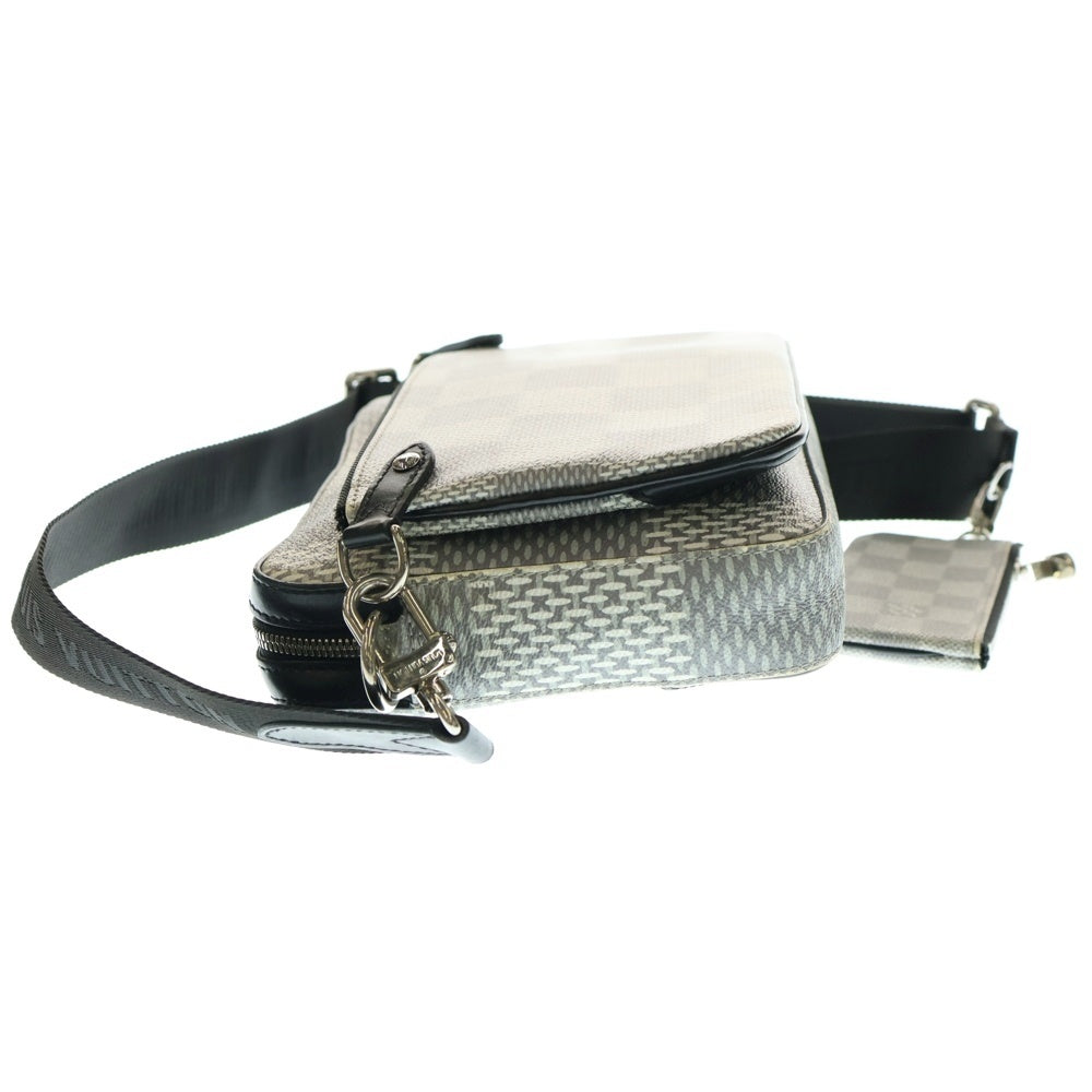LOUIS VUITTON(ルイヴィトン) ダミエ・グラフィット トリオ メッセンジャーバッグ ショルダーバッグ グレー PVC×レザー N50027
